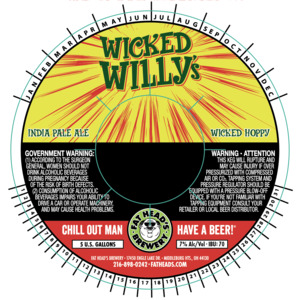 Fat Head's Brewery Wicked Willy's India Pale Ale