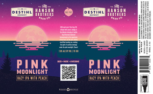 Destihl Brewery Hanson Brothers Beer Co. Pink Moonlight