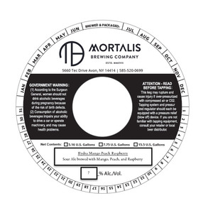 Mortalis Brewing Company Hydra Mango Peach Raspberry