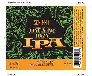 Schlafly Just A Bit Hazy IPA