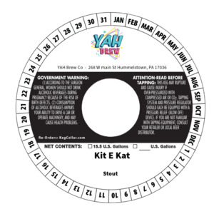 Yah Brew Co Kit E Kat
