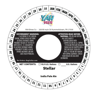 Yah Brew Co Stellar April 2024