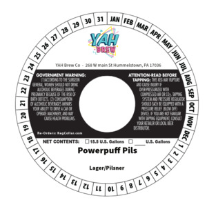 Yah Brew Co Powerpuff Pils