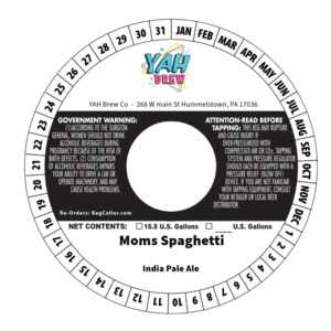 Yah Brew Co Moms Spaghetti