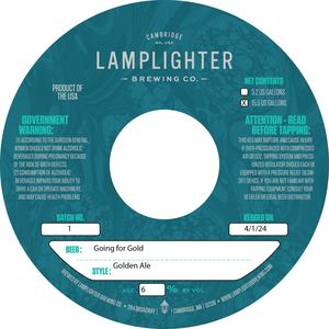 Lamplighter Brewing Co. Going For Gold