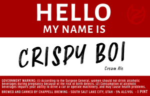 Crispy Boi Cream Ale
