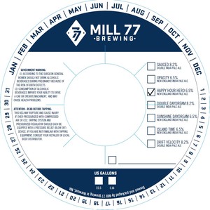 Mill 77 Brewing Happy Hour Hero