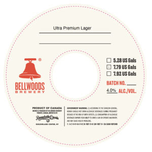 Bellwoods Brewery Ultra April 2024