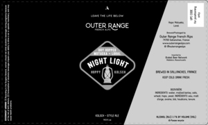 Outer Range Night Light Kolsch Style Ale