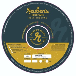 Reuben's Brews Gose-a-rita