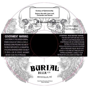 Burial Beer Co. Ecstasy Of Ephemerality