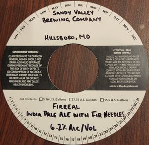 Sandy Valley Brewing Company Firreal
