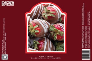 Evil Twin Brewing New York City Make It Fruity Chocolate Dipped Strawberry
