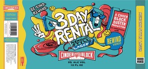 Cinder Block Brewery 3 Day Rental April 2024