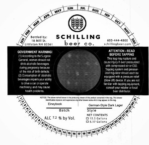 Schilling Beer Co. Eineybock
