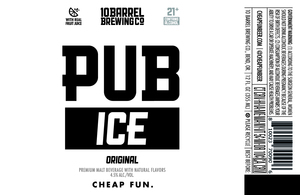 10 Barrel Brewing Co. Pub Ice Original April 2024