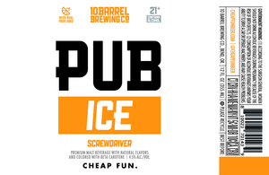 10 Barrel Brewing Co. Pub Ice Screwdriver April 2024