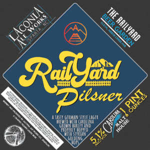 Laconia Ale Works Railyard Pilsner