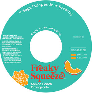 Troegs Independent Brewing Freaky Squeeze