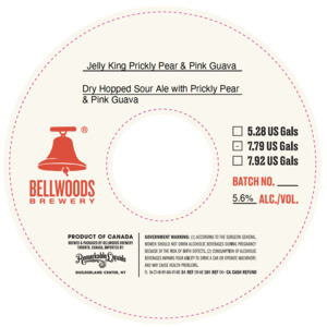 Bellwoods Brewery Jelly King Prickly Pear & Pink Guava