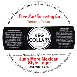Juan More Mexican Style Lager 