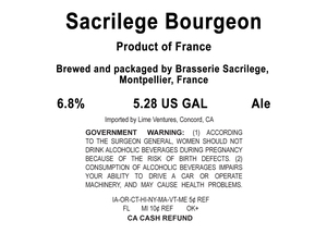 Sacrilege Bourgeon