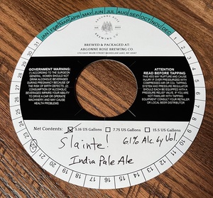 Argonne Rose Brewing Co Slainte!