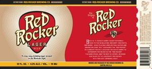 Red Rocker Brewing Co. Red Rocker Lager April 2024