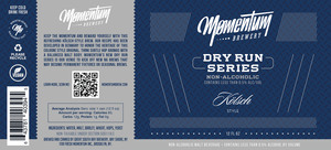 Momentum Brewery Dry Run Series KÖlsch April 2024