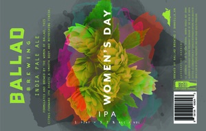 Ballad Brewing Women's Day IPA