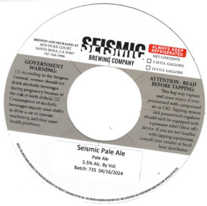 Seismic Pale Ale
