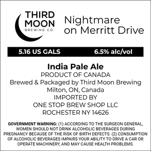 Third Moon Brewing Co Nightmare On Merritt Drive