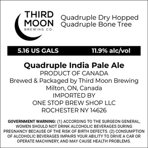 Third Moon Brewing Co Quadruple Dry Hopped Quadruple Bone Tree