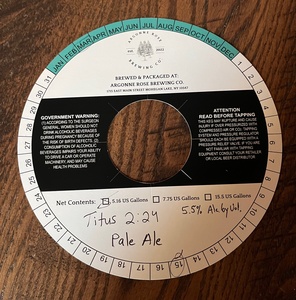 Argonne Rose Brewing Co Titus 2:24