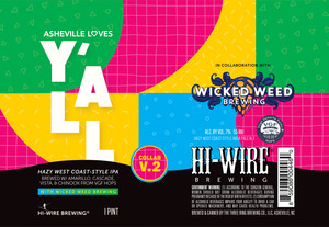 Hi-wire Brewing Asheville Loves Y'all