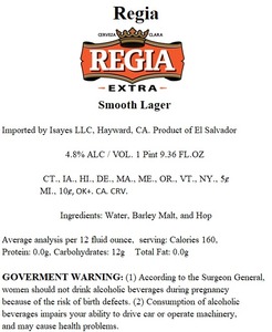 Regia Extra Smooth Lager