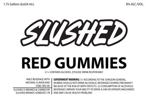 Slushed Red Gummies