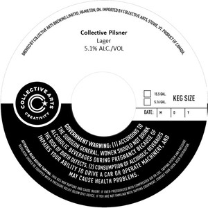 Collective Arts Collective Pilsner