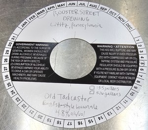 Old Tadcaster English-style Brown Ale