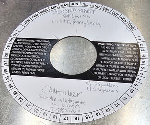 Chanticleer Sour Ale With Tangerine And Lemon