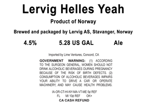 Lervig Helles Yeah
