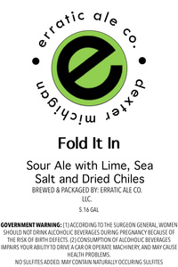 Erratic Ale Co. Fold It In