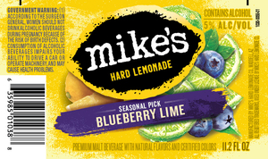 Mike's Hard Lemonade Seasonal Pick Blueberry Lime