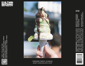 Evil Twin Brewing New York City Freezer Fresh Sundae - Mint Chocolate Chip