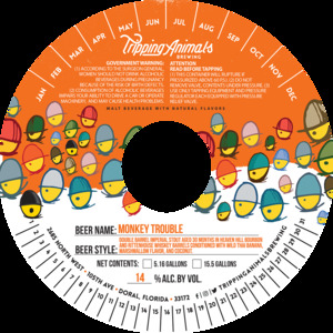 Tripping Animals Brewing Monkey Trouble