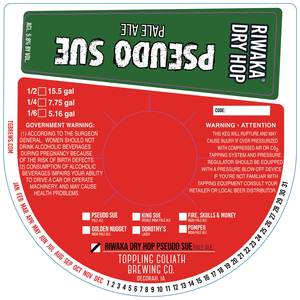 Toppling Goliath Brewing Co. Riwaka Dry Hop Pseudo Sue