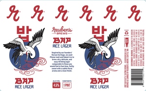 Reuben's Brews Bap Rice Lager