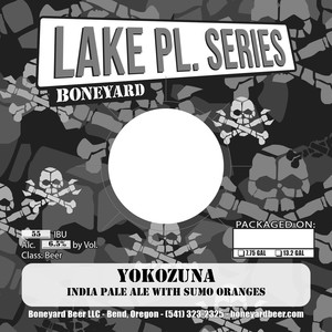 Boneyard Beer Yokozuna India Pale Ale With Sumo Oranges
