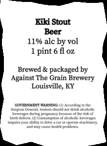 Against The Grain Brewery Kiki Stout