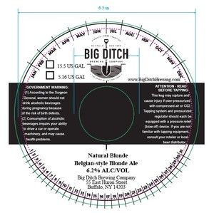 Natural Blonde Belgian Style Blonde Ale